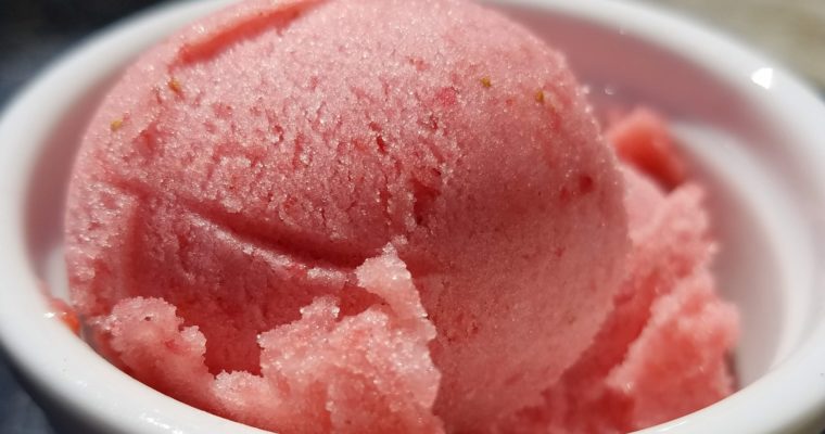 Strawberry Banana Sorbet Recipe