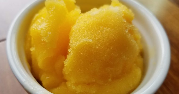 Tropical Mango Sorbet Recipe