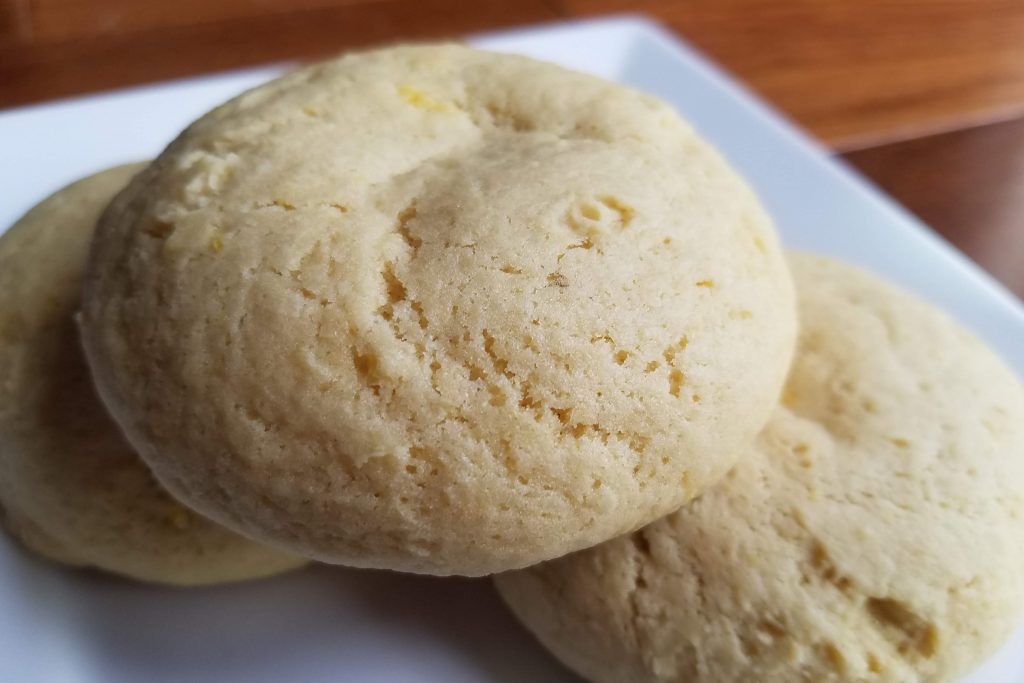 lemon cookie stack